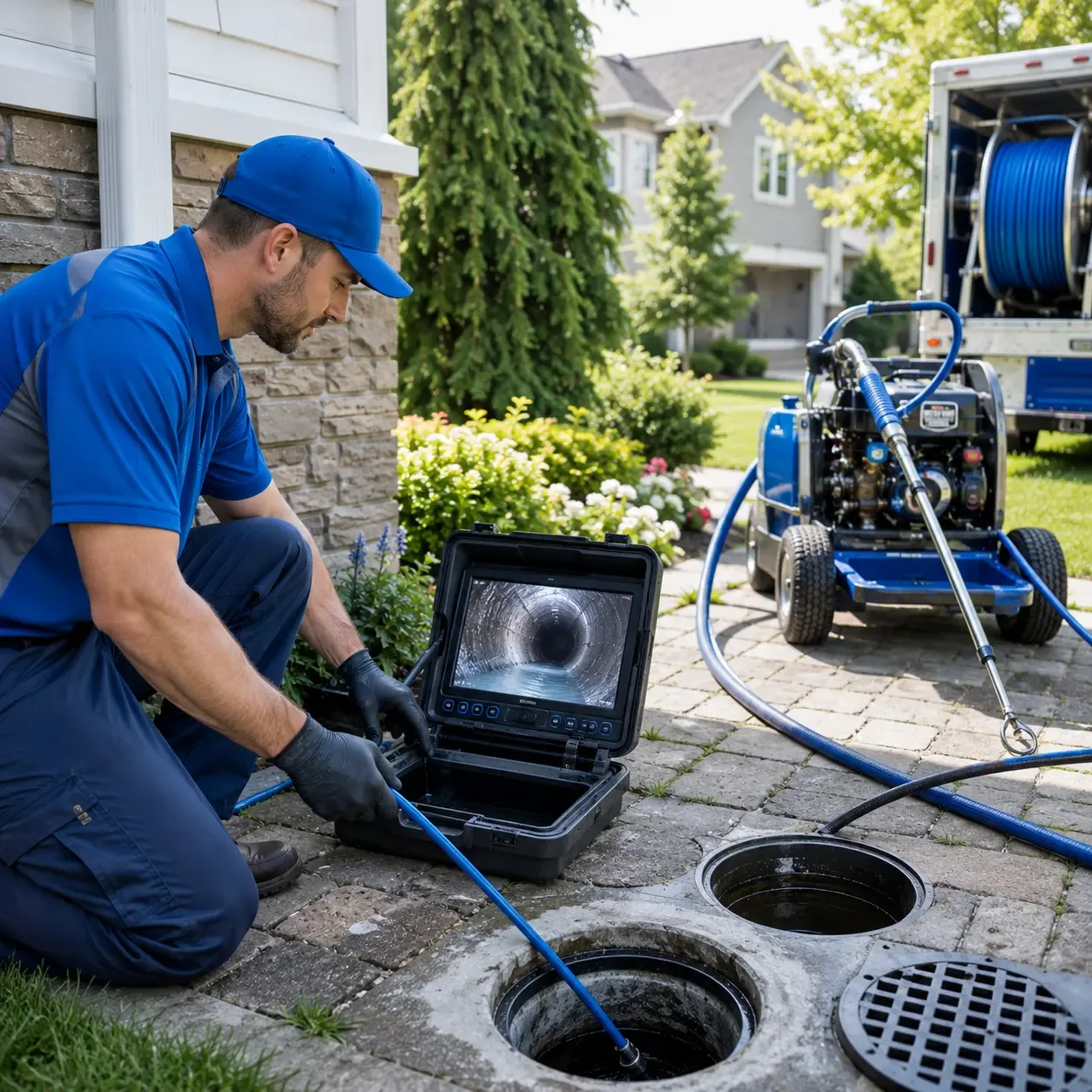 Outdoor drain cleaning professionals serving Wright, AR